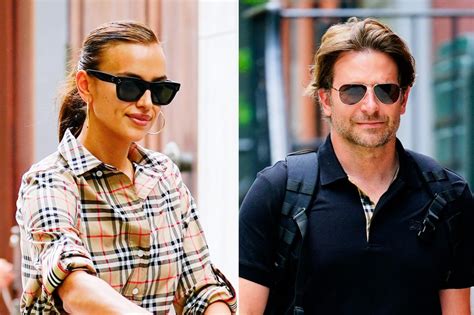 Irina Shayk and Bradley Cooper match in Burberry post